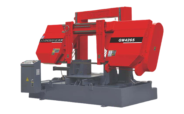 茶山镇GW4265双柱龙门卧式带锯床