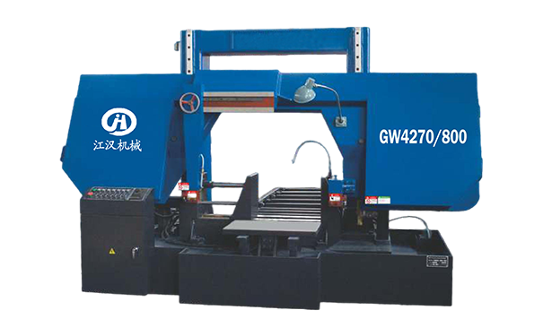 茶山镇GW4270/800双柱龙门卧式带锯床